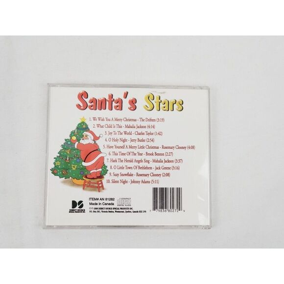 Santa’s Stars Holiday Music CD Mahalia Jackson Rosemary Clooney - Picture 3 of 3